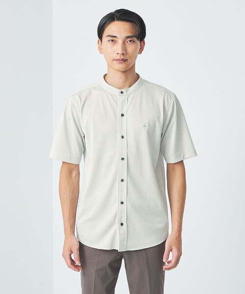 BROOKS BROTHERS(ブルックスブラザーズ)の「【別注】<Brooks Brothers>GLR カノコ バンドカラー 半袖 シャツ(シャツ/ブラウス・メンズ・ライトグレー/コバルトブルー/ブラック・M/L)」の17枚目の写真