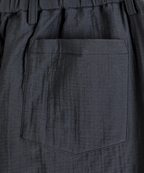 BALLAST ARK（バラストアーク）の「BALLAST ARK / バラストアーク：TRIPLE CROSS FLARE PANTS：BA11-P001[AST]（スラックス・メンズ・ブラック/キャメル・M/L）」の5枚目の写真