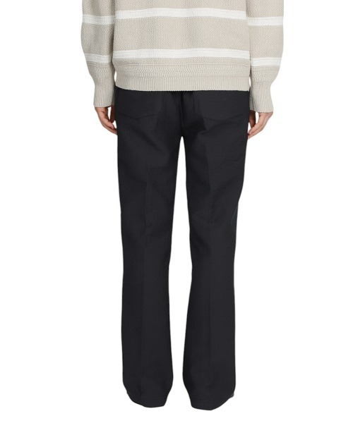 BALLAST ARK（バラストアーク）の「BALLAST ARK / バラストアーク：TRIPLE CROSS FLARE PANTS：BA11-P001[AST]（スラックス・メンズ・ブラック/キャメル・M/L）」の15枚目の写真