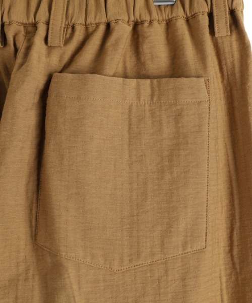 BALLAST ARK（バラストアーク）の「BALLAST ARK / バラストアーク：TRIPLE CROSS FLARE PANTS：BA11-P001[AST]（スラックス・メンズ・ブラック/キャメル・M/L）」の8枚目の写真