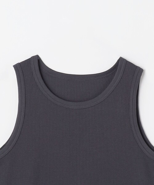 green label relaxing（グリーンレーベルリラクシング）の「ドライ ワッフル タンクトップ -吸水速乾-（タンクトップ・メンズ・ダークグレー/ライトグレー/ホワイト・M/L/S/XL）」の15枚目の写真