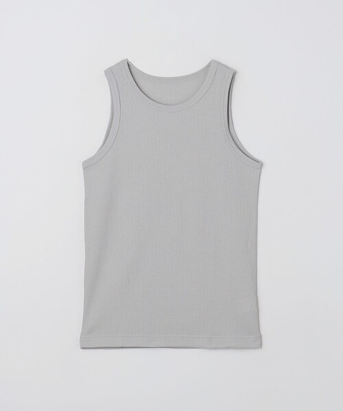 green label relaxing（グリーンレーベルリラクシング）の「ドライ ワッフル タンクトップ -吸水速乾-（タンクトップ・メンズ・ダークグレー/ライトグレー/ホワイト・M/L/S/XL）」の9枚目の写真