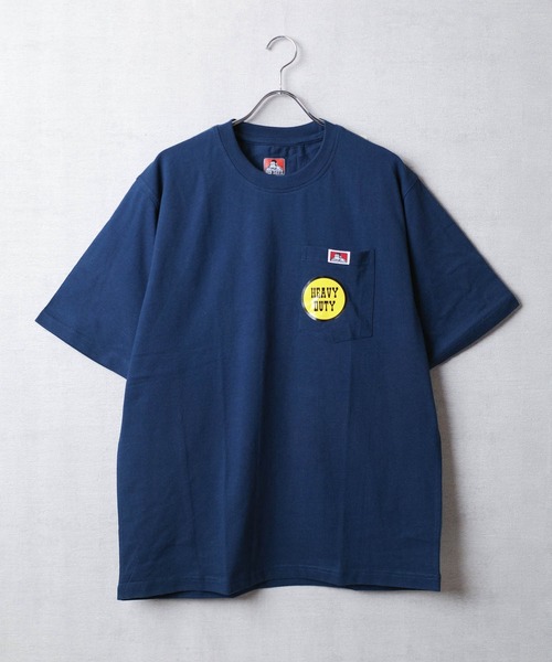 BEN DAVIS(ベンデイビス)の「【T9】【BEN DAVIS / ベンデイビス】HEAVY DUTY SHORT SLEEVE POCKET TEE ヘビー デューティー ショートスリーブ ポケット Tシャツ BEN91(Tシャツ/カットソー・メンズ・オレンジ/ネイビー/オリーブ/ブラック・LARGE/MEDIUM/SMALL/X-LARGE)」の3枚目の写真