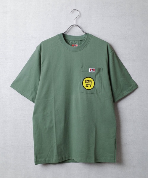 BEN DAVIS(ベンデイビス)の「【T9】【BEN DAVIS / ベンデイビス】HEAVY DUTY SHORT SLEEVE POCKET TEE ヘビー デューティー ショートスリーブ ポケット Tシャツ BEN91(Tシャツ/カットソー・メンズ・オレンジ/ネイビー/オリーブ/ブラック・LARGE/MEDIUM/SMALL/X-LARGE)」の1枚目の写真