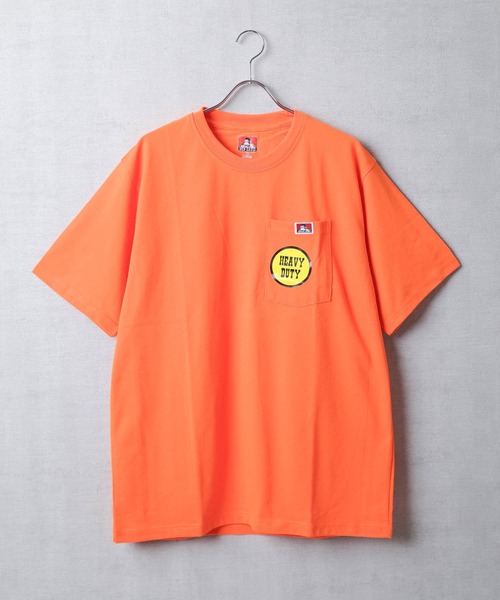 BEN DAVIS(ベンデイビス)の「【T9】【BEN DAVIS / ベンデイビス】HEAVY DUTY SHORT SLEEVE POCKET TEE ヘビー デューティー ショートスリーブ ポケット Tシャツ BEN91(Tシャツ/カットソー・メンズ・オレンジ/ネイビー/オリーブ/ブラック・LARGE/MEDIUM/SMALL/X-LARGE)」の4枚目の写真