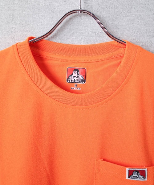 BEN DAVIS(ベンデイビス)の「【T9】【BEN DAVIS / ベンデイビス】HEAVY DUTY SHORT SLEEVE POCKET TEE ヘビー デューティー ショートスリーブ ポケット Tシャツ BEN91(Tシャツ/カットソー・メンズ・オレンジ/ネイビー/オリーブ/ブラック・LARGE/MEDIUM/SMALL/X-LARGE)」の22枚目の写真