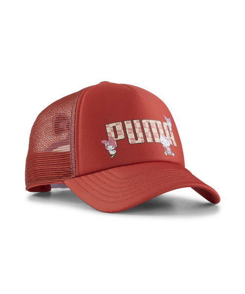 PUMA（プーマ）の「PUMA プーマ キッズ PUMA x ハローキティ アンド フレンズ トラッカー キャップ（キャップ・キッズ・レッド/ブルー系その他・M/S）」の8枚目の写真
