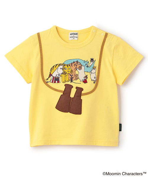 kladskap(クレードスコープ)の「MOOMIN/双眼鏡半袖Tシャツ(Tシャツ/カットソー・キッズ・クリーム/ターコイズブルー・90cm/100cm/110cm/120cm/80cm)」の2枚目の写真
