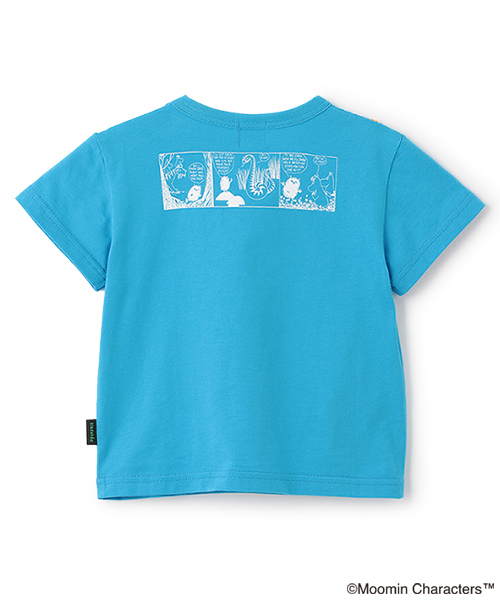 kladskap(クレードスコープ)の「MOOMIN/双眼鏡半袖Tシャツ(Tシャツ/カットソー・キッズ・クリーム/ターコイズブルー・90cm/100cm/110cm/120cm/80cm)」の3枚目の写真