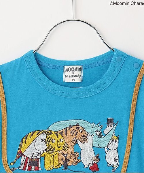 kladskap(クレードスコープ)の「MOOMIN/双眼鏡半袖Tシャツ(Tシャツ/カットソー・キッズ・クリーム/ターコイズブルー・90cm/100cm/110cm/120cm/80cm)」の4枚目の写真