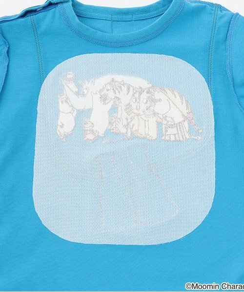 kladskap(クレードスコープ)の「MOOMIN/双眼鏡半袖Tシャツ(Tシャツ/カットソー・キッズ・クリーム/ターコイズブルー・90cm/100cm/110cm/120cm/80cm)」の9枚目の写真
