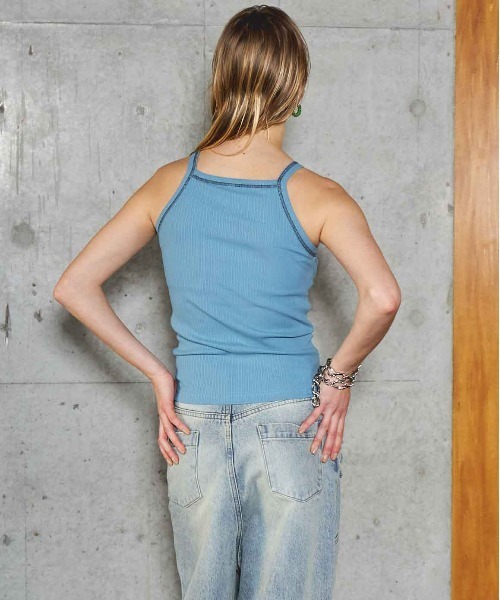 Cup In American Sleeve Tank Top/カップインアメスリタンクトップ