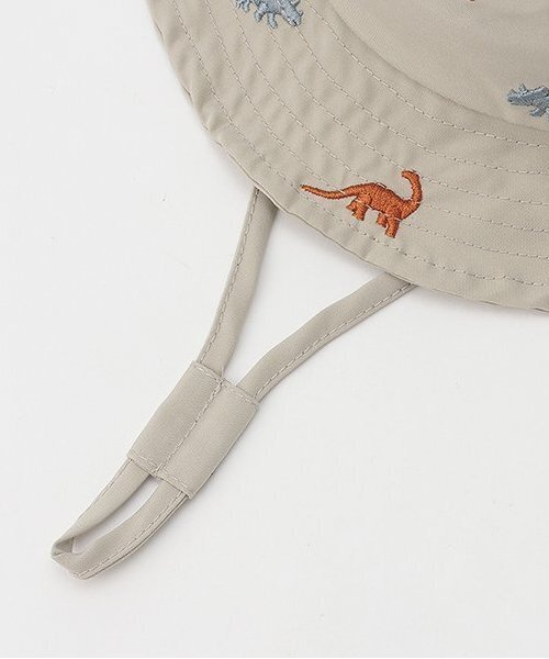 petit main(プティマイン)の「【遮熱】刺しゅうバケットハット(ハット・キッズ・カラフル/ライトピンク/オフホワイト/クリーム/ライトグリーン・48cm/46cm)」の11枚目の写真