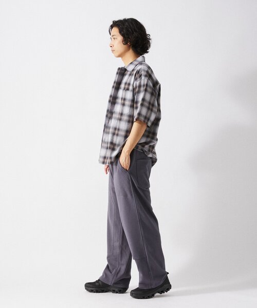 JOURNAL STANDARD relume(ジャーナルスタンダード レリューム)の「T/C ガーゼ オンブレチェック 半袖シャツ(シャツ/ブラウス・メンズ・ネイビー/グレー/サックスブルー/イエロー・MEDIUM/LARGE)」の7枚目の写真