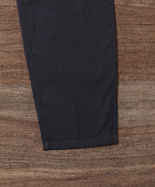 ADAM ET ROPE'（アダムエロペ）の「【WILD LIFE TAILOR】ライトピケ ワイド テーパード スラックス / セットアップ可能（スラックス・メンズ・ネイビー/ブラック系その他3・XL/L/M）」の6枚目の写真