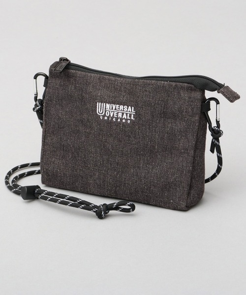 UNIVERSAL OVERALL(ユニバーサルオーバーオール)の「デニム サコッシュ型 ザイルコード ミニショルダーバッグ デルタサコッチ(ショルダーバッグ・メンズ・インディゴブルー/ライトインディゴブルー/ブラック・FREE)」の21枚目の写真