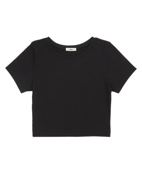 WEGO（ウィゴー）の「WEGO/コンパクトリブT（Tシャツ/カットソー・レディース・ブラック/オフホワイト/レッド・MEDIUM/SMALL）」の16枚目の写真