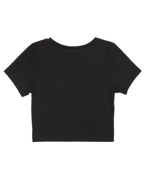 WEGO（ウィゴー）の「WEGO/コンパクトリブT（Tシャツ/カットソー・レディース・ブラック/オフホワイト/レッド・MEDIUM/SMALL）」の15枚目の写真