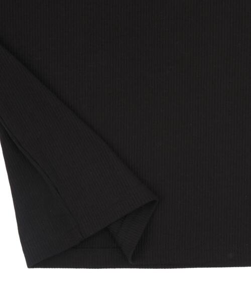 WEGO（ウィゴー）の「WEGO/コンパクトリブT（Tシャツ/カットソー・レディース・ブラック/オフホワイト/レッド・MEDIUM/SMALL）」の12枚目の写真