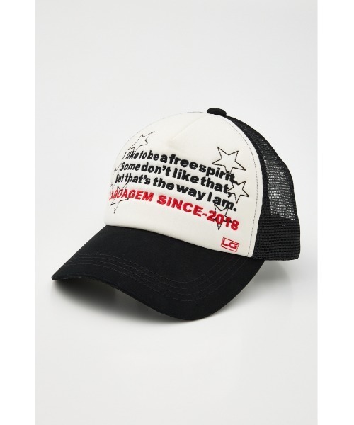 LETTERING COTTON キャップ（キャップ）｜LAGUA GEM