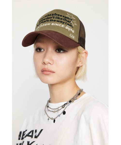 LETTERING COTTON キャップ（キャップ）｜LAGUA GEM
