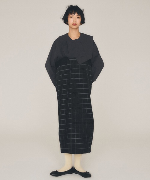 sneeuw（スニュウ）の「レターカラーブラウス（シャツ/ブラウス・レディース・チャコールグレー/ミント/ホワイト・ONESIZE）」の8枚目の写真