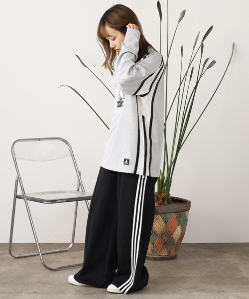【adidas】ユニセックス◇WARM TOP ウォーム トップ adidas（アディダス）の「adidas/アディダス WARM-UP TOP