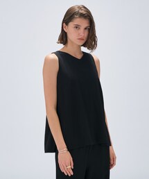 cloenc | 【通勤／セットアップ】レーヨンミックスノースリブラウス(シャツ/ブラウス)