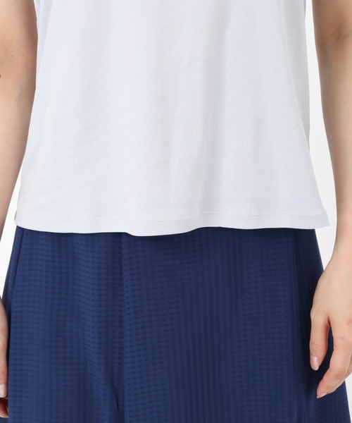 MISCH MASCH(ミッシュマッシュ)の「箔プリントフレア袖Tシャツ(Tシャツ/カットソー・レディース・レッド/ホワイト/ブルー/ブラック・フリ-)」の19枚目の写真