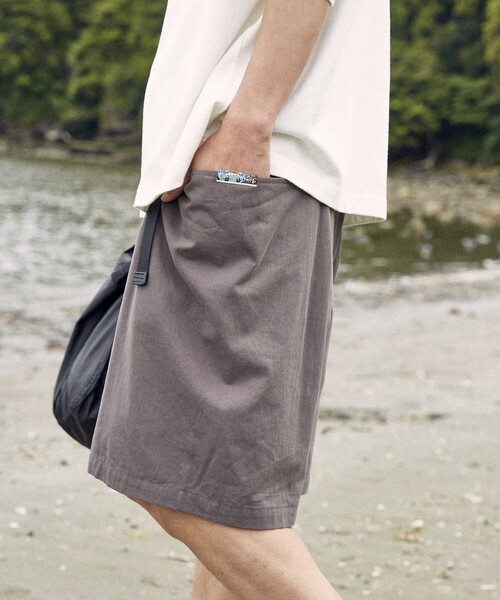 FREAK'S STORE(フリークスストア)の「【Beach & Festival】トラベル ウェービングショーツ(その他パンツ・メンズ・チャコールグレー/ブラック/ベージュ/オリーブ・LARGE/MEDIUM)」の18枚目の写真