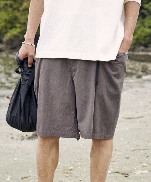 FREAK'S STORE(フリークスストア)の「【Beach & Festival】トラベル ウェービングショーツ(その他パンツ・メンズ・チャコールグレー/ブラック/ベージュ/オリーブ・LARGE/MEDIUM)」の17枚目の写真
