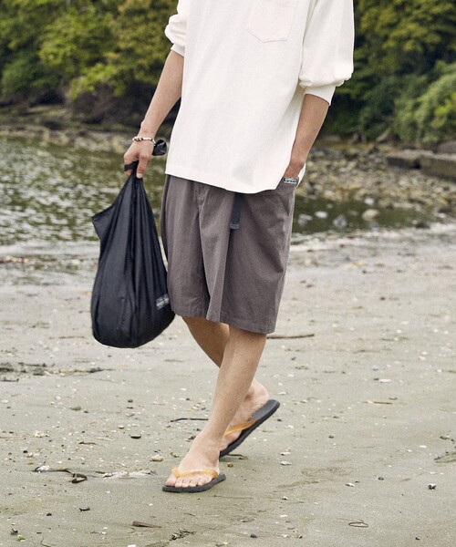 FREAK'S STORE(フリークスストア)の「【Beach & Festival】トラベル ウェービングショーツ(その他パンツ・メンズ・チャコールグレー/ブラック/ベージュ/オリーブ・LARGE/MEDIUM)」の13枚目の写真