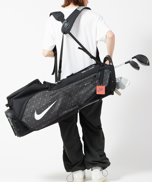 NIKE（ナイキ）の「NIKE/ナイキ エアスポーツ2 ゴルフバッグ（ゴルフグッズ・メンズ・ブラック・FREE）」の6枚目の写真