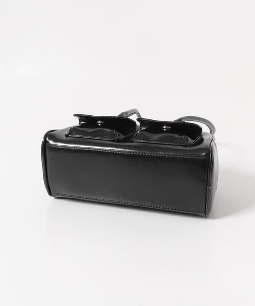 URBAN RESEARCH ROSSO WOMEN（アーバンリサーチ　ロッソ）の「ヴィンテージライクボストンバッグ（ボストンバッグ・レディース・ブラック/オフホワイト・-）」の8枚目の写真