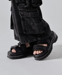 CLEL（クレイル）の「【CLEL】Air Cushion High Sole Sandal/エアークッション ハイソールサンダル（サンダル）」
