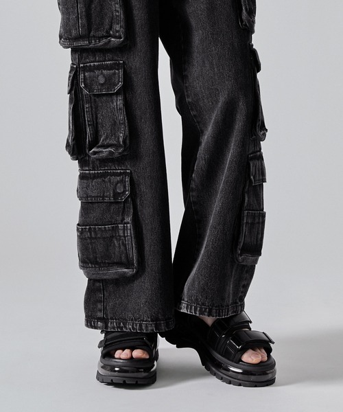 【CLEL】エアークッション ハイソールサンダル CLEL】Air Cushion High Sole Sandal/エアークッション ハイ