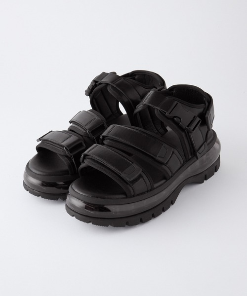 【CLEL】エアークッション ハイソールサンダル CLEL】Air Cushion High Sole Sandal/エアークッション ハイ