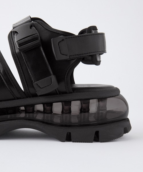 CLEL】Air Cushion High Sole Sandal/エアークッション ハイ