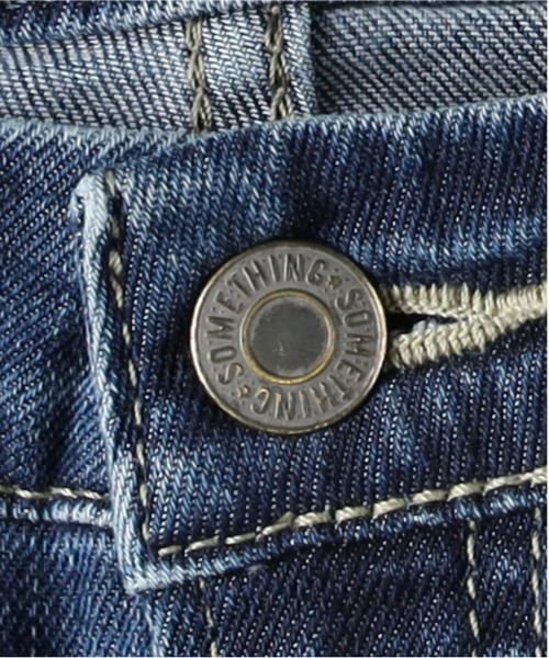 SOMETHING（サムシング）の「【SOMETHING】サマーストレート（デニムパンツ・レディース・ダークインディゴブルー・30inch/26inch/27inch/28inch/29inch）」の6枚目の写真