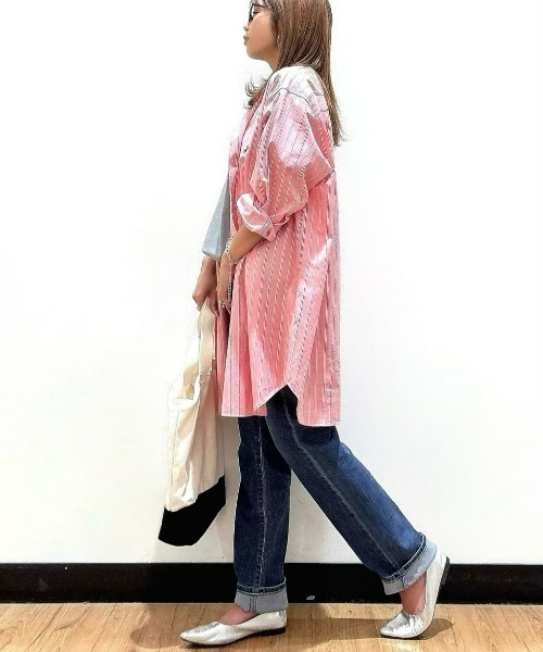 SOMETHING（サムシング）の「【SOMETHING】サマーストレート（デニムパンツ・レディース・ダークインディゴブルー・30inch/26inch/27inch/28inch/29inch）」の10枚目の写真