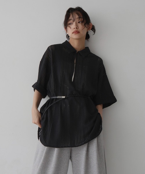 Vero Grazia ヴェログラツィア トップス　黒　レース verograzia