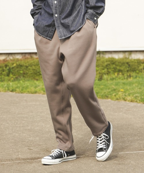 MR.OLIVE(ミスターオリーブ)の「SUPER HEAT JERSEY / TAPERED EASY KNIT PANTS(スウェットパンツ・メンズ・グレー/ブラック/カーキ・SMALL/MEDIUM/LARGE)」の1枚目の写真
