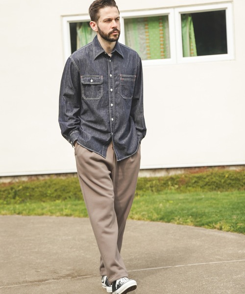 MR.OLIVE(ミスターオリーブ)の「SUPER HEAT JERSEY / TAPERED EASY KNIT PANTS(スウェットパンツ・メンズ・グレー/ブラック/カーキ・SMALL/MEDIUM/LARGE)」の13枚目の写真