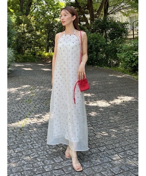 SNIDEL フラワープリント キャミワンピース sakishimatokyo ワンピース 「多色展開」フラワープリント