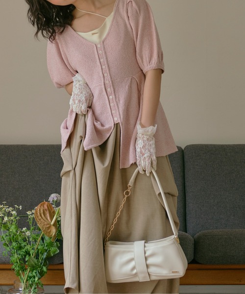 セール】chain ribbon hand bag / チェーンリボンハンドバッグ 