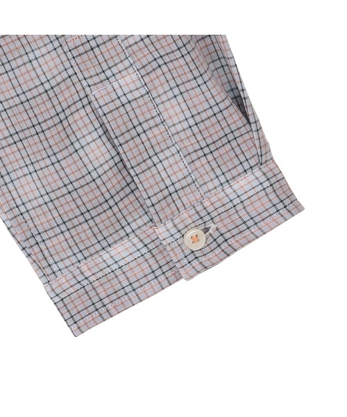 TOKYO SHIRTS(トウキョウシャツ)の「【Pitta Re:)】ふわっとガーゼシャツ 七分袖 綿100% レディースカジュアルシャツ(シャツ/ブラウス・レディース・オレンジ・S/M/L/LL)」の3枚目の写真