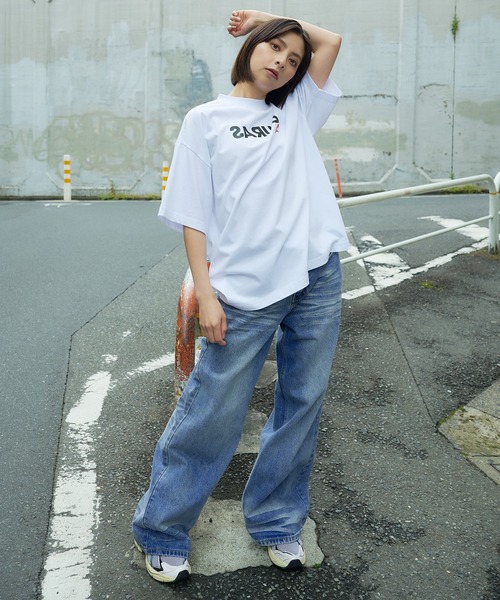 DURAS（デュラス）の「ヴィンテージ加工デニムパンツ（デニムパンツ・レディース・ブルー・MEDIUM/SMALL）」の8枚目の写真