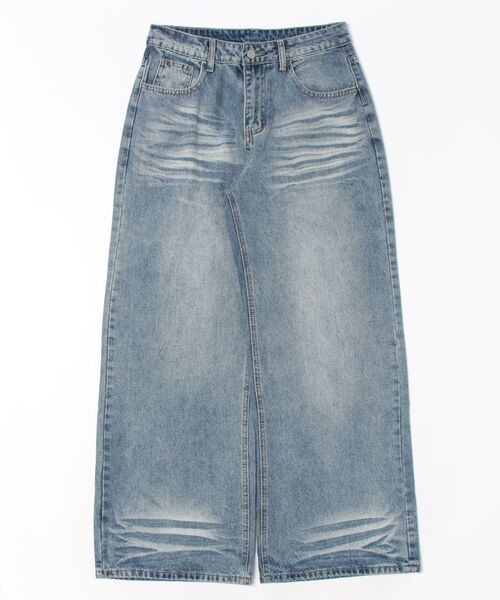 DURAS（デュラス）の「ヴィンテージ加工デニムパンツ（デニムパンツ・レディース・ブルー・MEDIUM/SMALL）」の9枚目の写真