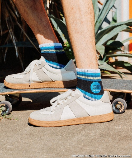 niko and...（ニコアンド）の「【STRANGER THINGS】コラボ ライン刺繍2Pソックス（ソックス/靴下・メンズ・ホワイト/アイボリー・FREE）」の7枚目の写真