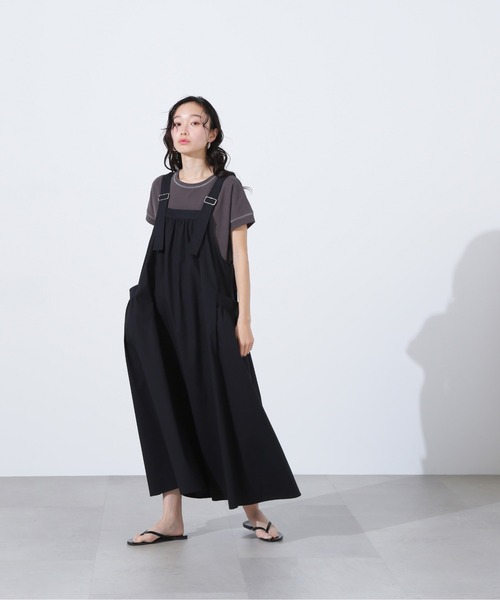 N.（N. Natural Beauty Basic）（エヌエヌナチュラルビューティーベーシック）の「ステッチ半袖Tシャツ（Tシャツ/カットソー・レディース・ピンク/レッド/チャコールグレー・MEDIUM）」の5枚目の写真